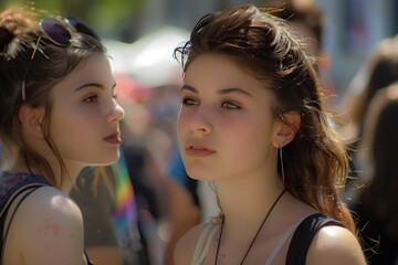 LGBTQ Pride en. Rainbow rainbow sidewalk colorful scientific freedom diversity Flag. Gradient motley colored pride courage LGBT rights parade festival jet diverse gender illustration
