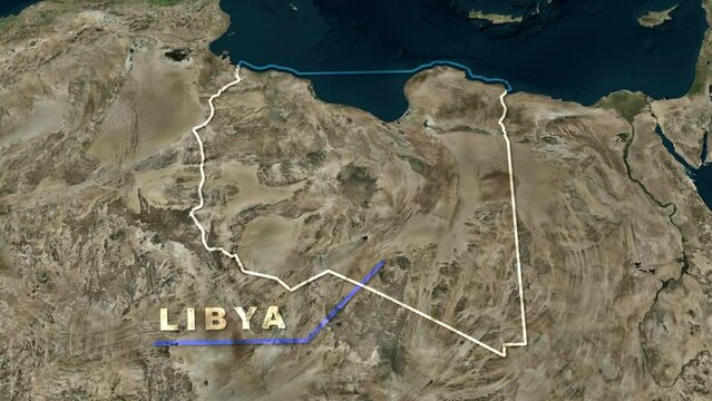 Libya World Map
