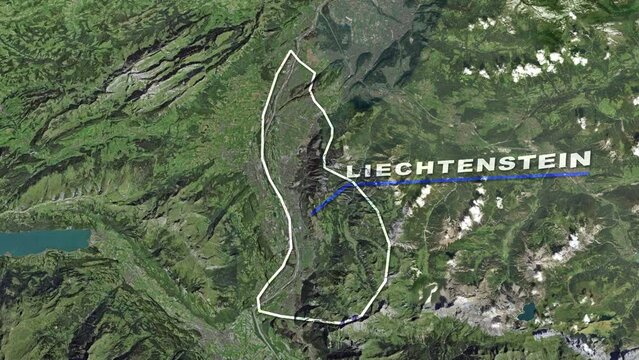 Liechtenstein World Map