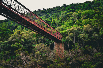 Incredible view of the southern part of Brazil showing the amazing landscape and nature in this...