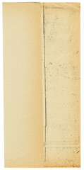 Geknickter Randstreifen A4 Papier mit Kopierunschärfe
