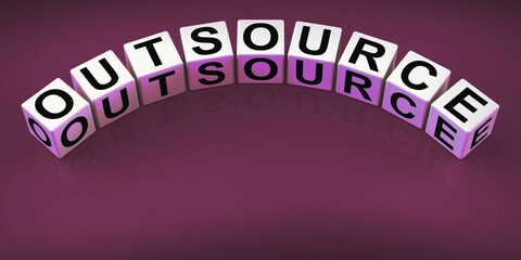 Outsource Blocks Show Outsourcing and Contracting Employment.