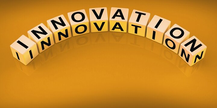 Innovation Dice Mean Improvements And New Developments wooden blocks
