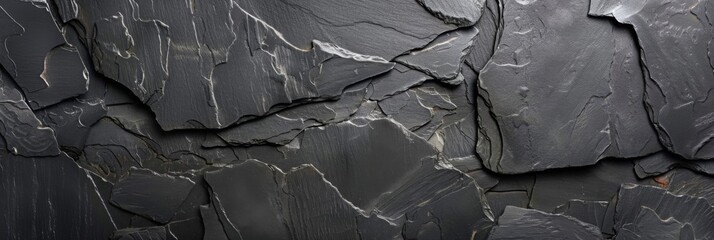 Slate Stone Natural Pattern - Natural slate stone texture, perfect for rustic and earthy design themes