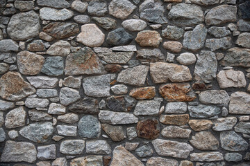 Old grey stone wall texture
