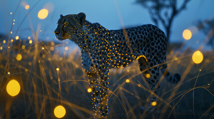 leopard in the night datapoint