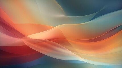 Vibrant abstract waves with a fluid gradient of colors for a modern background