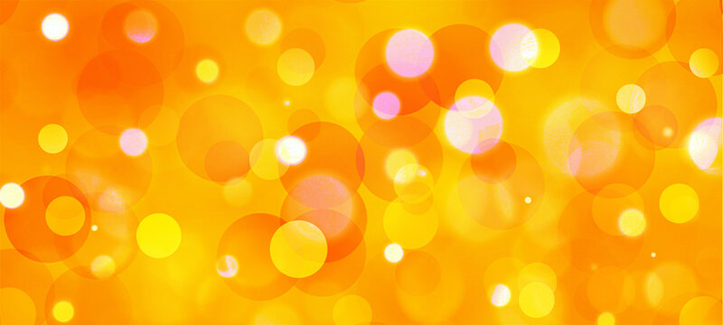 Orange bokeh background perfect for Banner, Poster, Anniversary, and various design works