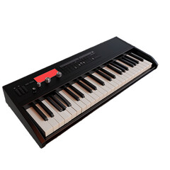 Monochrome Keyboard With Red Knob