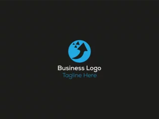 Schilderijen op glas minimal business creative logo design © designerjunaed