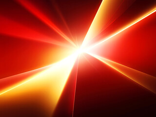 Asymmetric red color light bursts abstract background wallpaper 3d design