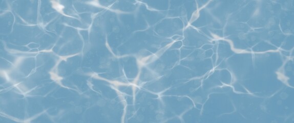 A blue texture imitating sunlight reflecting off a clean, transparent sea