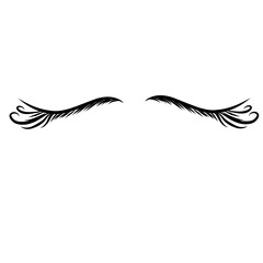 simple eyelash line