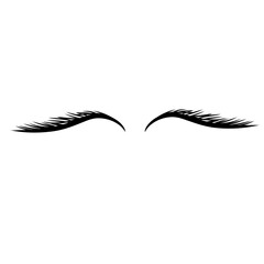 simple eyelash line