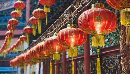 Naklejka premium Fiestas en China