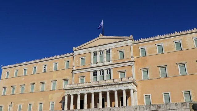 The Congress Center Building Zappeion Historic buildings in Athens Greece.