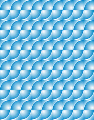 Obraz premium composition of square and triangular geometric fields with light blue gradations for graphic design needs and as design inspiration