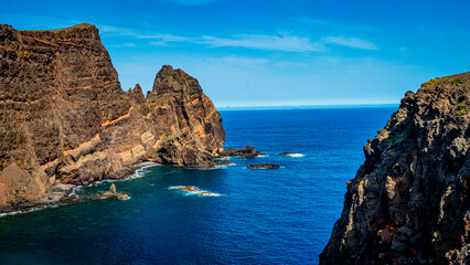 Fototapeta premium view of the coast of the region sea
