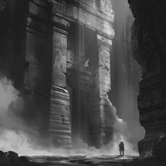 Whispers of the Forgotten: Mist-veiled Ancient Ruins