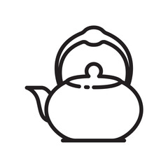 teapot icon design vector template