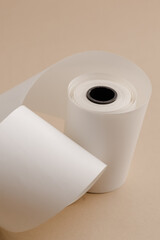Roll of thermal paper for receipt 