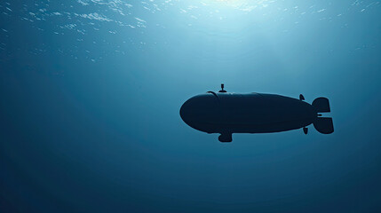 Fototapeta premium Extraterrestrial Ocean Exploration: Probe and Submersible Ventures