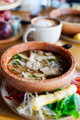 Pho Ga Vietnamese noodle soup - 744185160