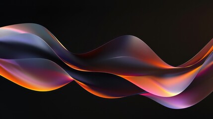 Multicolored Energy Flow wave Background