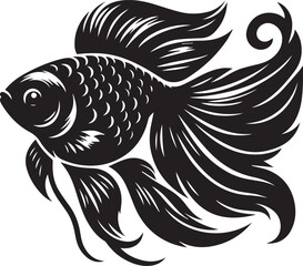 Obraz premium Fish Silhouettes EPS Fish Vector Fish Clipart