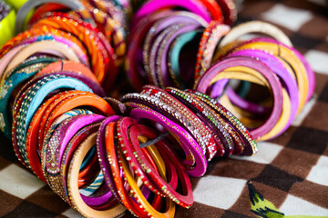 Colourful Indian bangles - 744187118