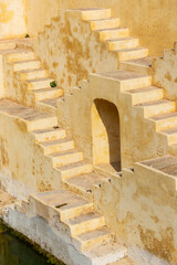 Ancient stepwell in Jaipur - 744187507