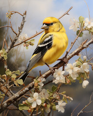 Fototapeta premium American Goldfinch