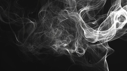 Whispers of elusive secrets escape from the mysterious tendrils of smoke, evoking a sense of intrigue and wonder