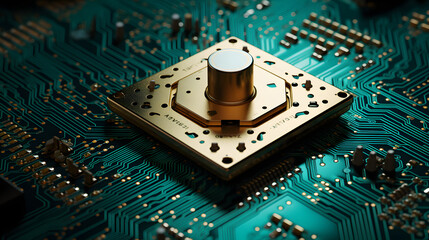 a padlock is pictured on a computer board