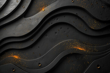 natural black and gold stone background