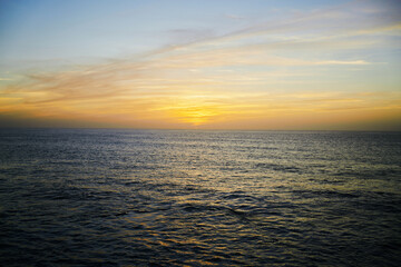 Fototapeta premium sunset over the sea