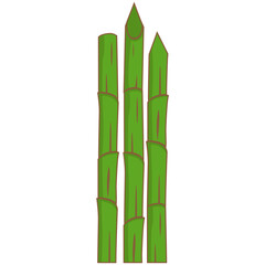 Indonesian heroes day bamboo pointed