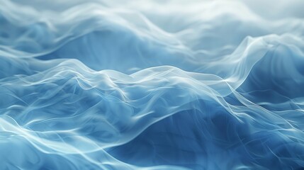 Obraz na płótnie Canvas Nature's aqueous essence captured in a mesmerizing abstract of aqua-hued fabric, evoking a tranquil sense of fluidity