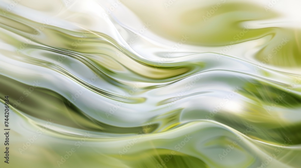 Poster capturing the raw power and mesmerizing beauty of the ocean, this abstract close-up of a wave showca