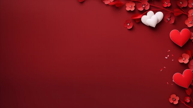 Red background, red backdrop, scene, chinese new year, valentine, love mood heart tone