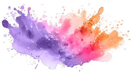 watercolor stain isolated on transparent background, png stain watercolor