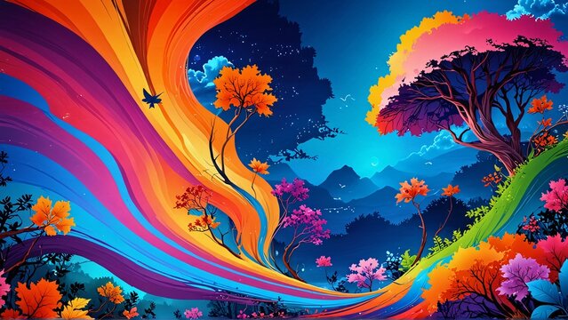 abstract background vivid colors, 8k background, abstract colorful abstract illustration, background 8k wallpaper PC 