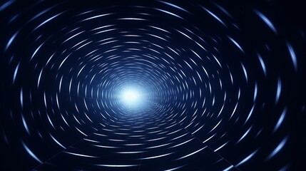 Tunnel or wormhole. Abstract Wormhole Science. 3D tunnel grid. Wireframe 3D surface tunnel. Abstract digital background