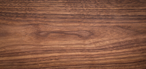 Walnut wood texture background. Walnut plank top.	