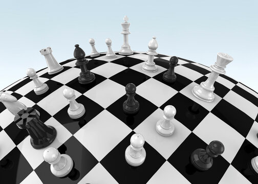 The world of chess - 3D