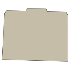 Obraz premium A file folder in color