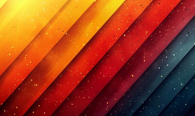 a yellow and orange gradient background with stripes, in the style of dotted, asymmetrical geometry, bold color choices, strong contrast between light and dark, crisp and clean lines. Generative AI - obrazy, fototapety, plakaty