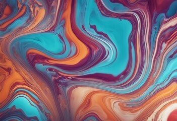 Fluid Art Abstract colorful background wallpaper Mixing paints Modern art Marble texture purple...