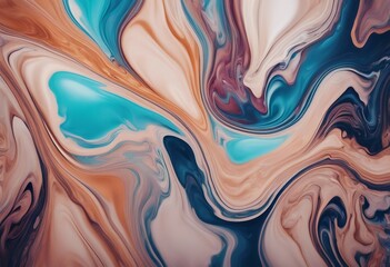 Fluid Art Abstract colorful background wallpaper texture Mixing paints Modern art Marble texture...