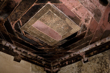 Agra, Uttar Pradesh / India - February 7, 2012 : An architectural interior view of the Jodhabai palace in Fatehpur Sikri, Agra. © Shyamal